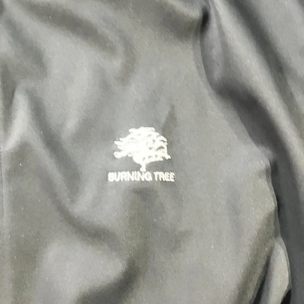 FootJoy Jacket Mens 2XL Black‎ Golf Windbreaker Full Zip Burning Tree